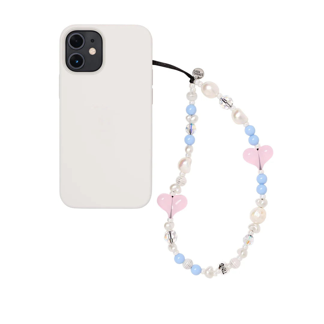 Blue moon wristlet phone strap