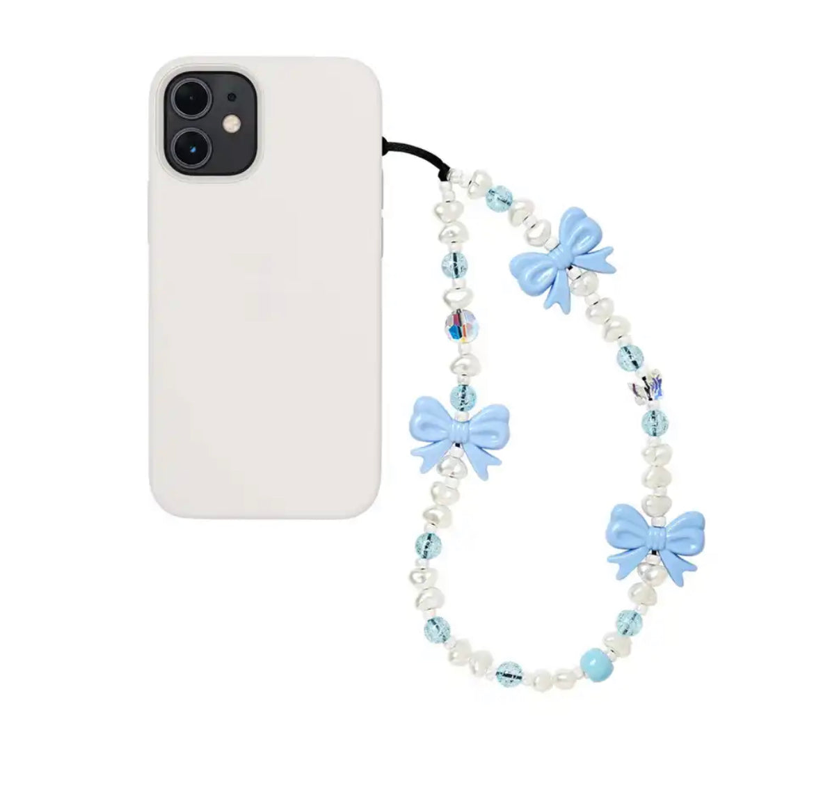 Cutie bow wristlet phone strap