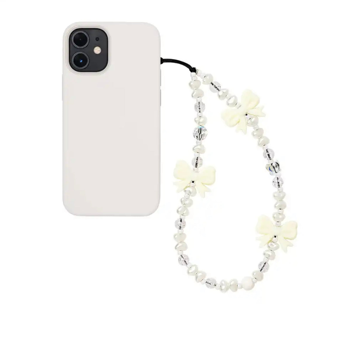 Cutie bow wristlet phone strap
