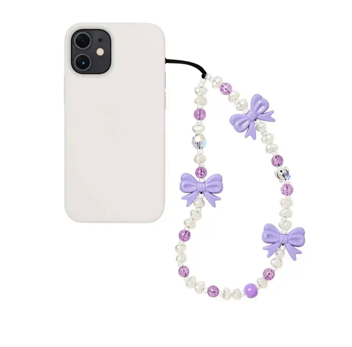 Cutie bow wristlet phone strap